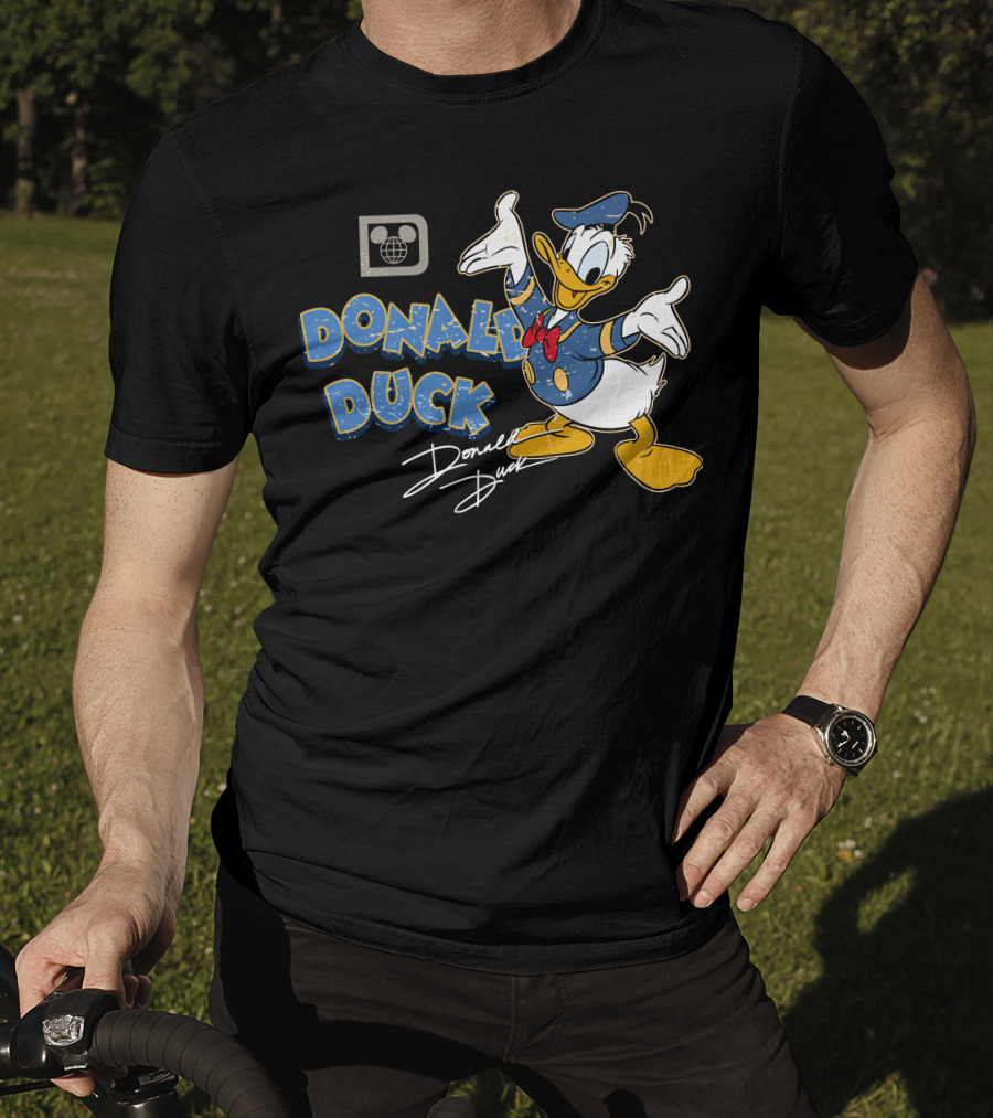 Donald Duck Retro Style Disney Character T-Shirt