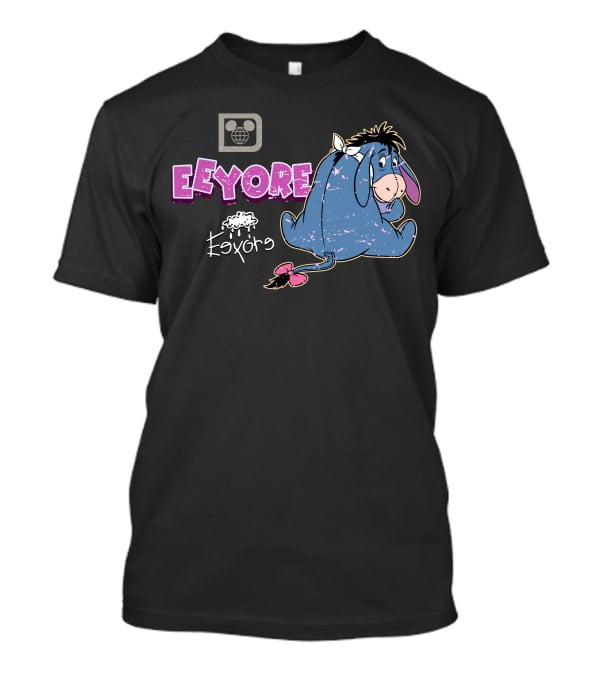 Eeyore Vintage Style Disney Logo With Eeyore T-Shirt