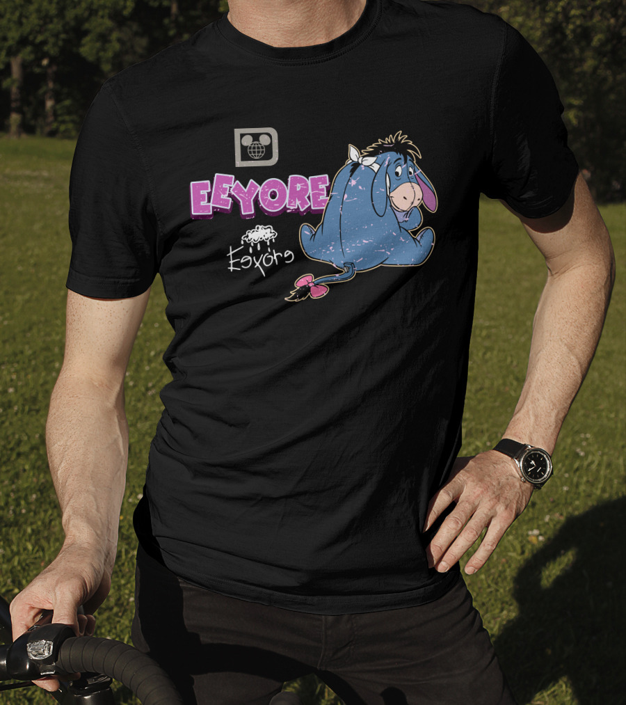 Eeyore Vintage Style Disney Logo With Eeyore T-Shirt
