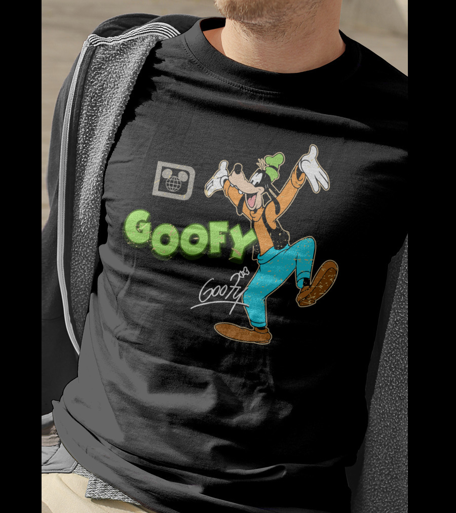 Goofy Disney Character Signature Pose T-Shirt