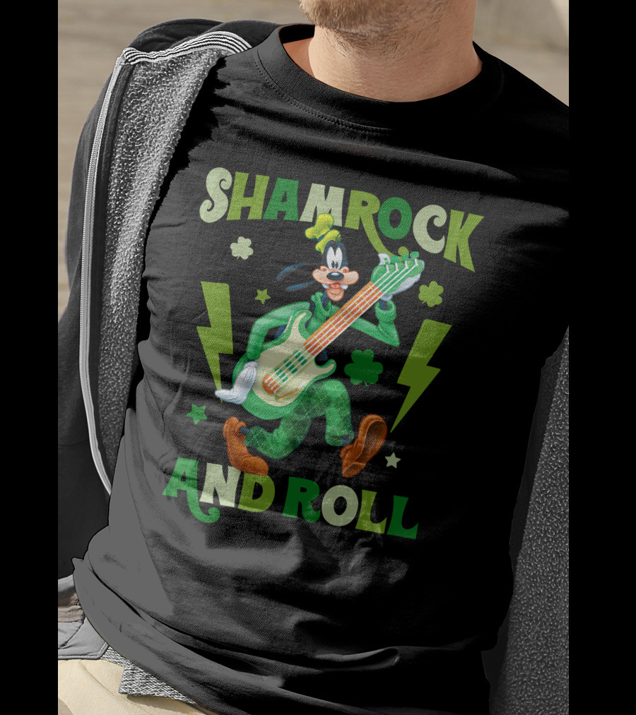 Shamrock And Roll Goofy T-Shirt