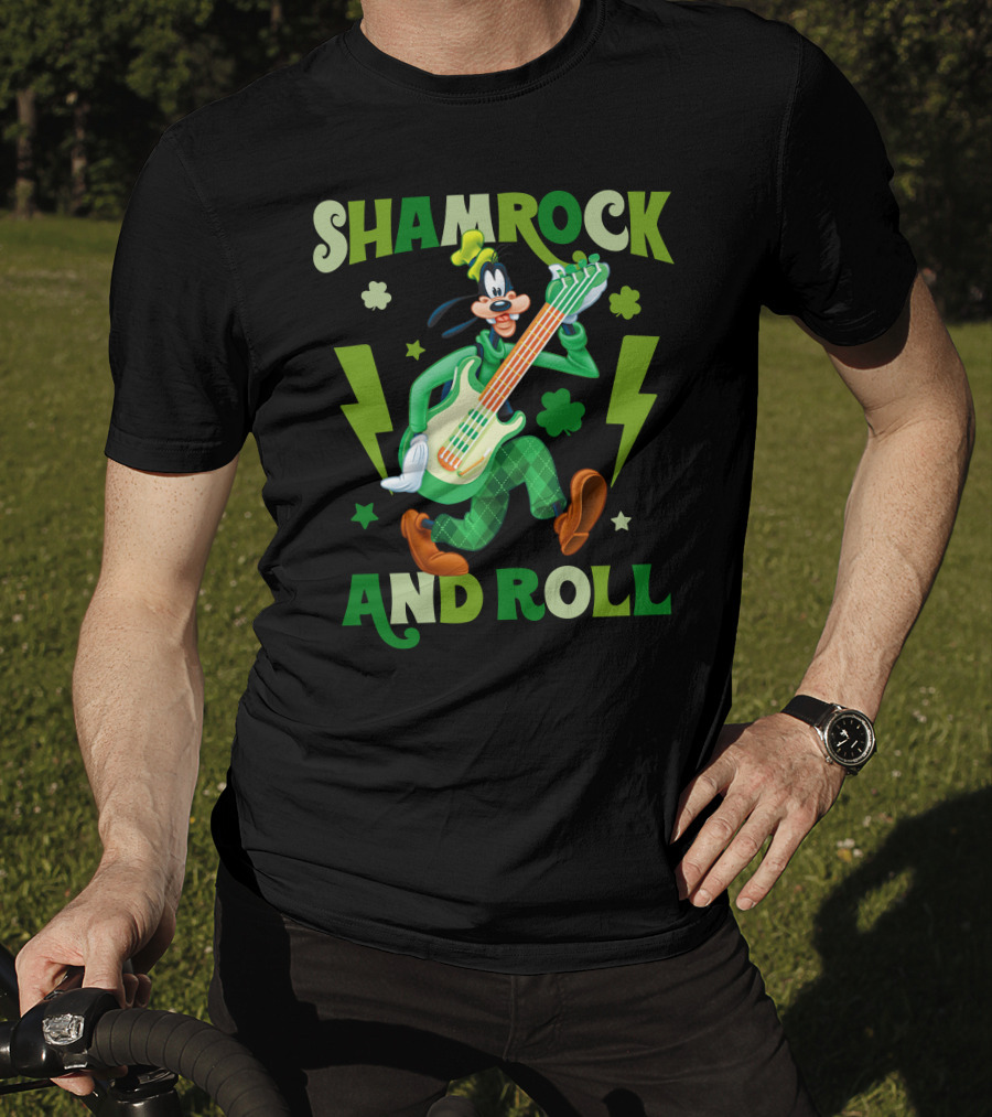 Shamrock And Roll Goofy T-Shirt