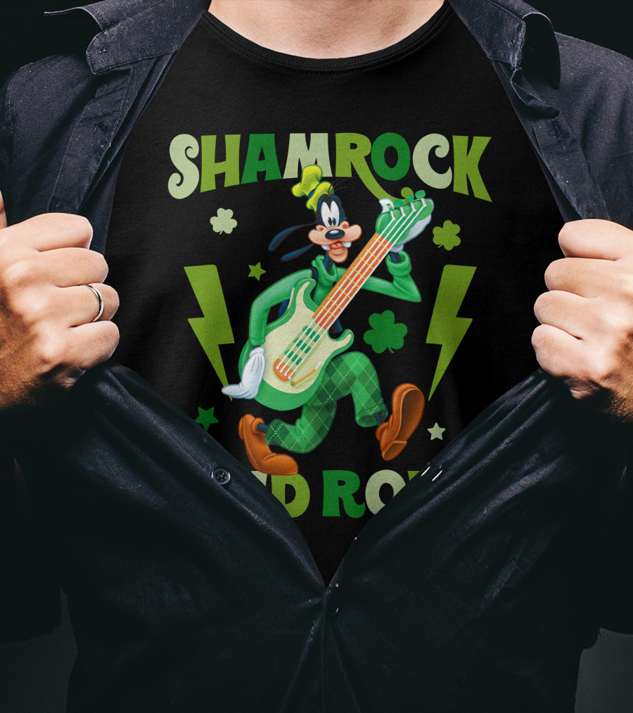 Shamrock And Roll Goofy T-Shirt