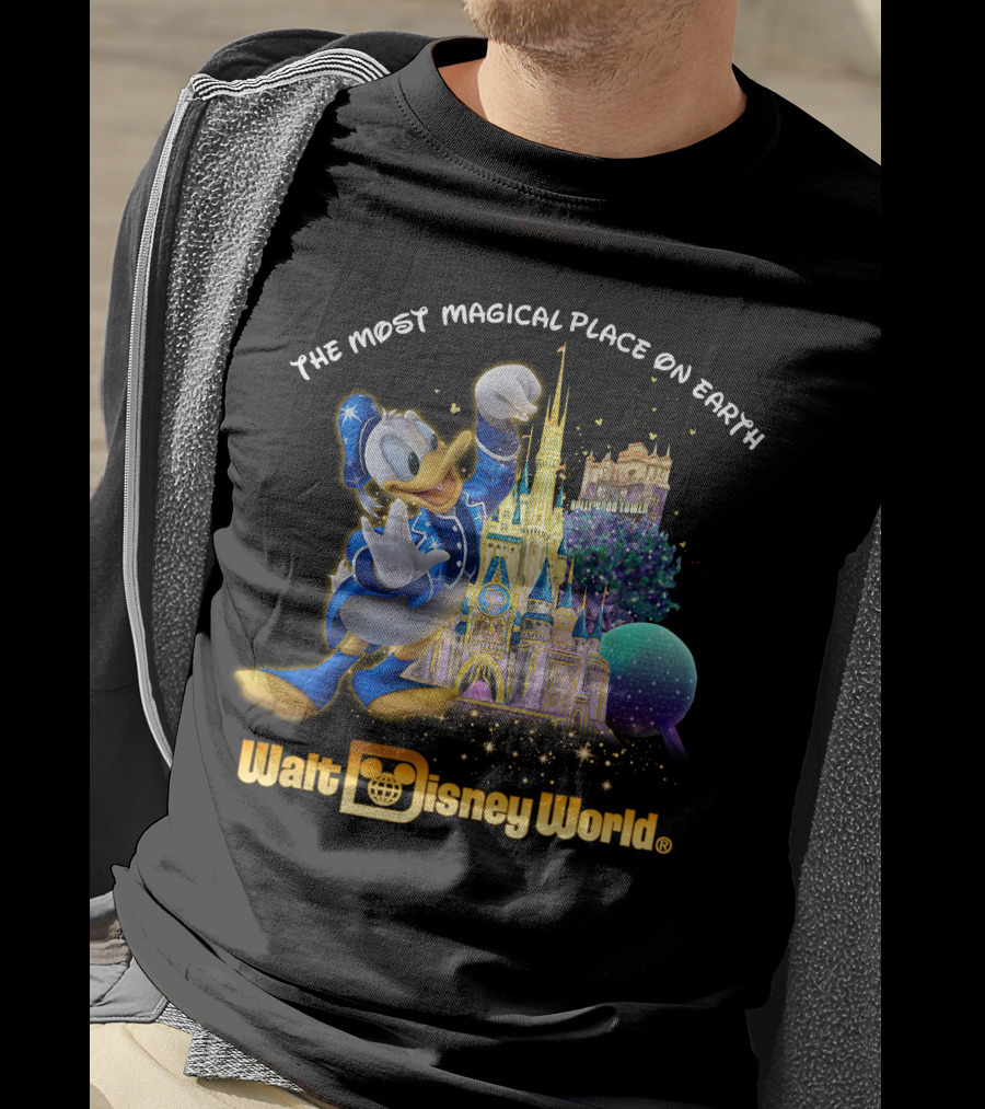 The Most Magical Place On Earth Donald Walt Disney World T-Shirt