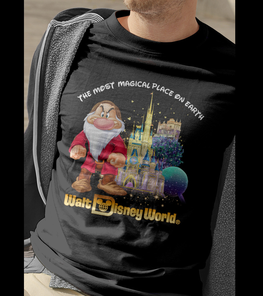 The Most Magical Place On Earth Grumpy Walt Disney World T-Shirt
