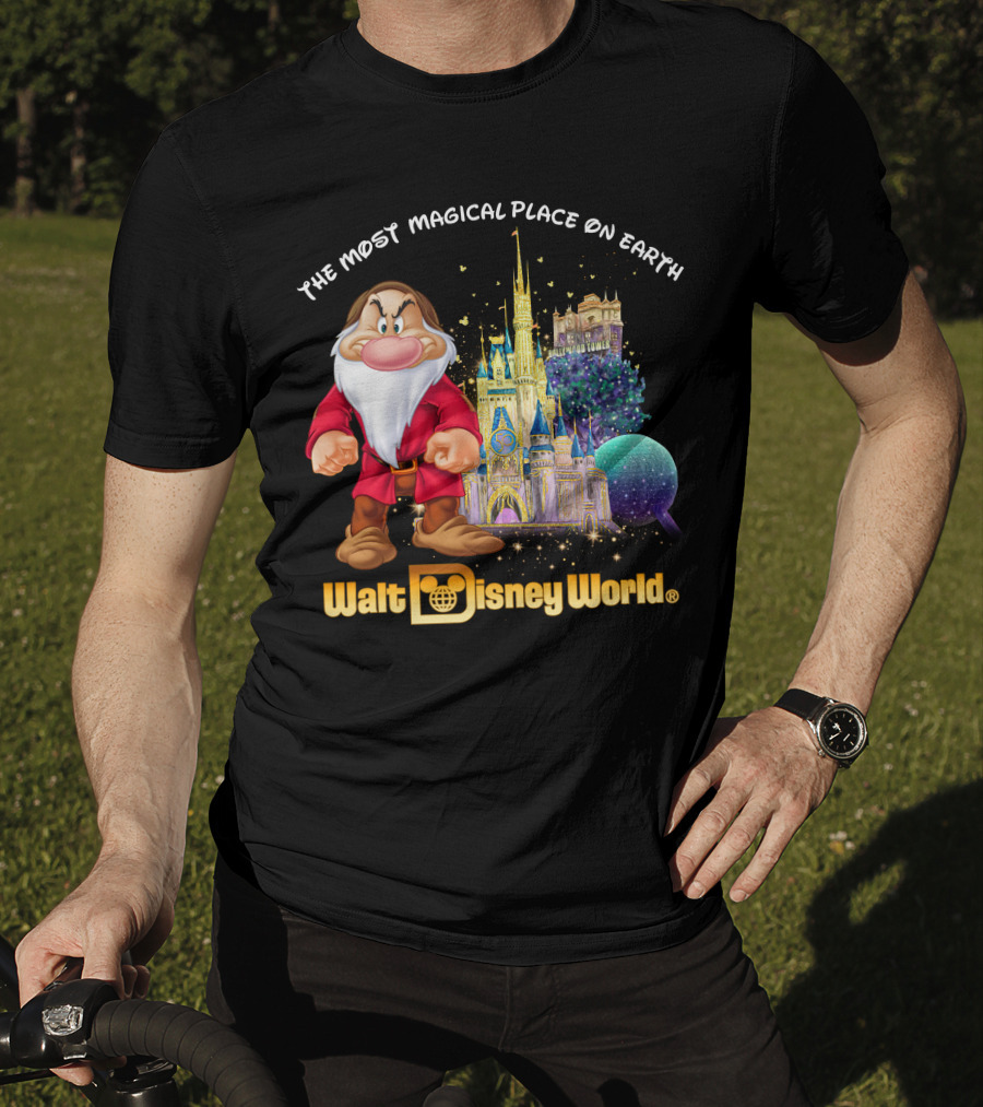 The Most Magical Place On Earth Grumpy Walt Disney World T-Shirt