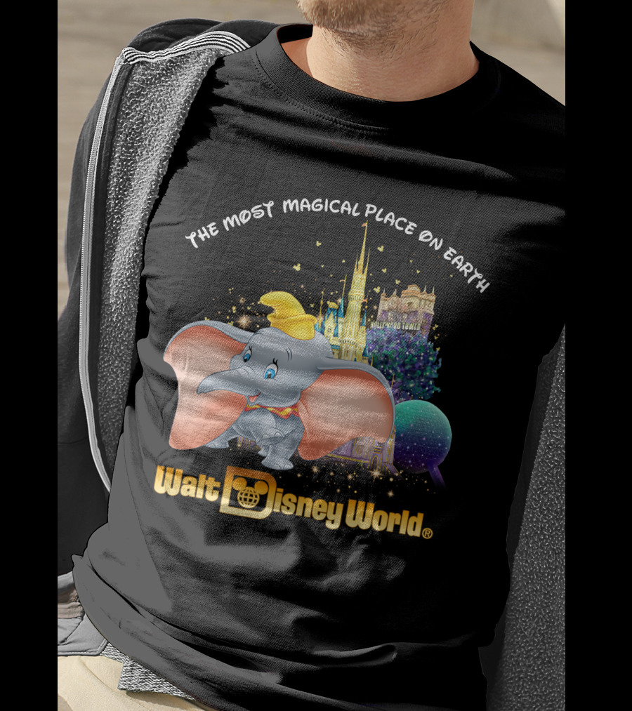 Walt Disney World Dumbo The Most Magical Place On Earth T-Shirt