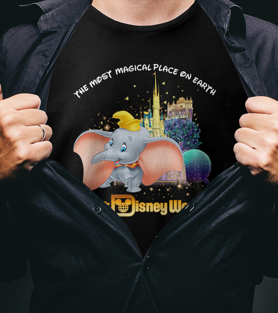 Walt Disney World Dumbo The Most Magical Place On Earth T-Shirt