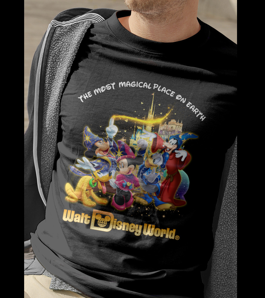 Walt Disney World The Most Magical Place On Earth Mickey & Friends T-Shirt