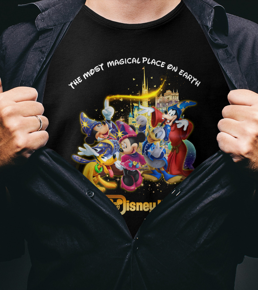 Walt Disney World The Most Magical Place On Earth Mickey & Friends T-Shirt