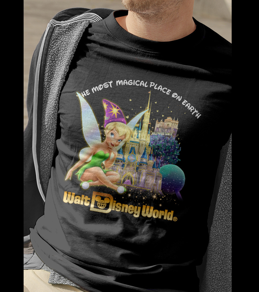 Tinkerbell Walt Disney World The Most Magical Place On Earth T-Shirt