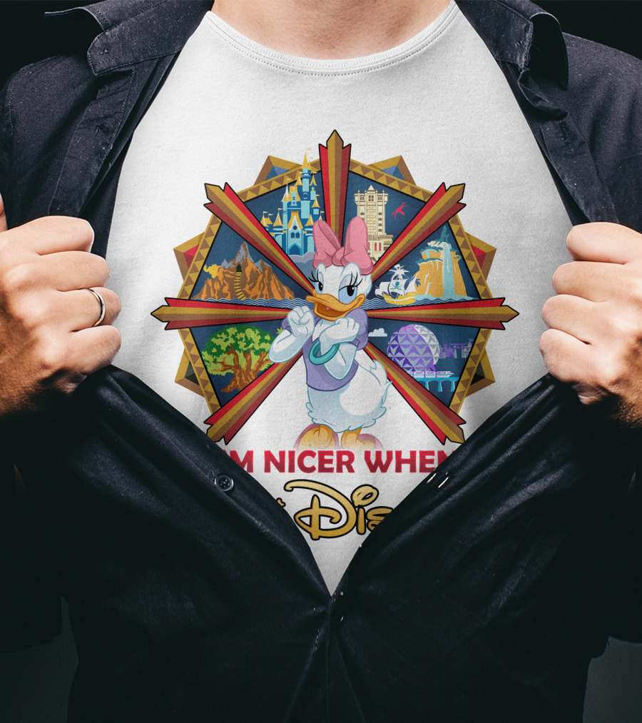 I'm Nicer When I'm At Disney Daisy Duck T-Shirt