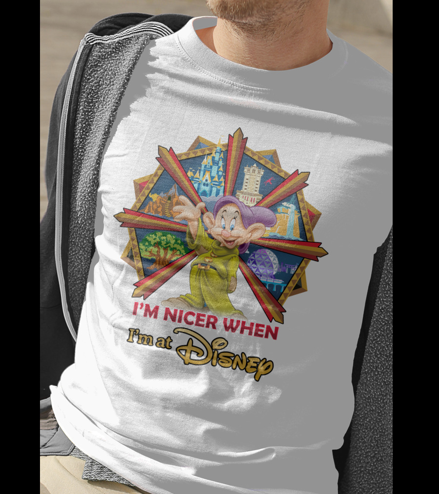 I'm Nicer When I'm At Disney Dopey T-Shirt