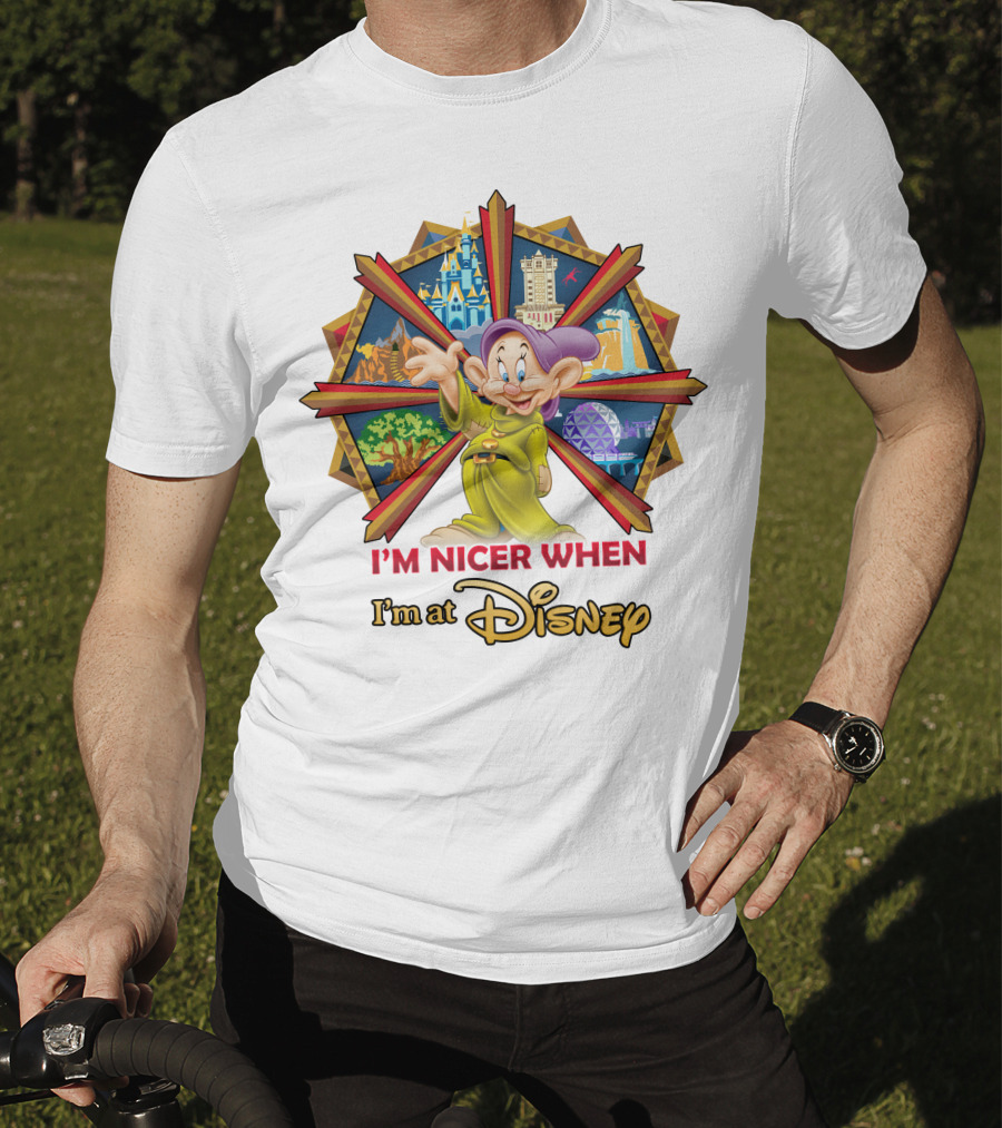I'm Nicer When I'm At Disney Dopey T-Shirt