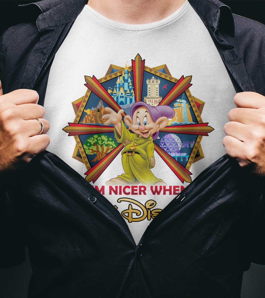 I'm Nicer When I'm At Disney Dopey T-Shirt