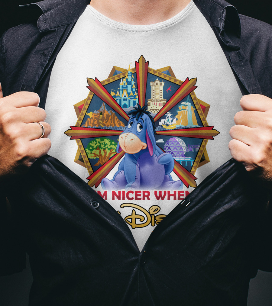 I'm Nicer When I'm At Disney Eeyore T-Shirt