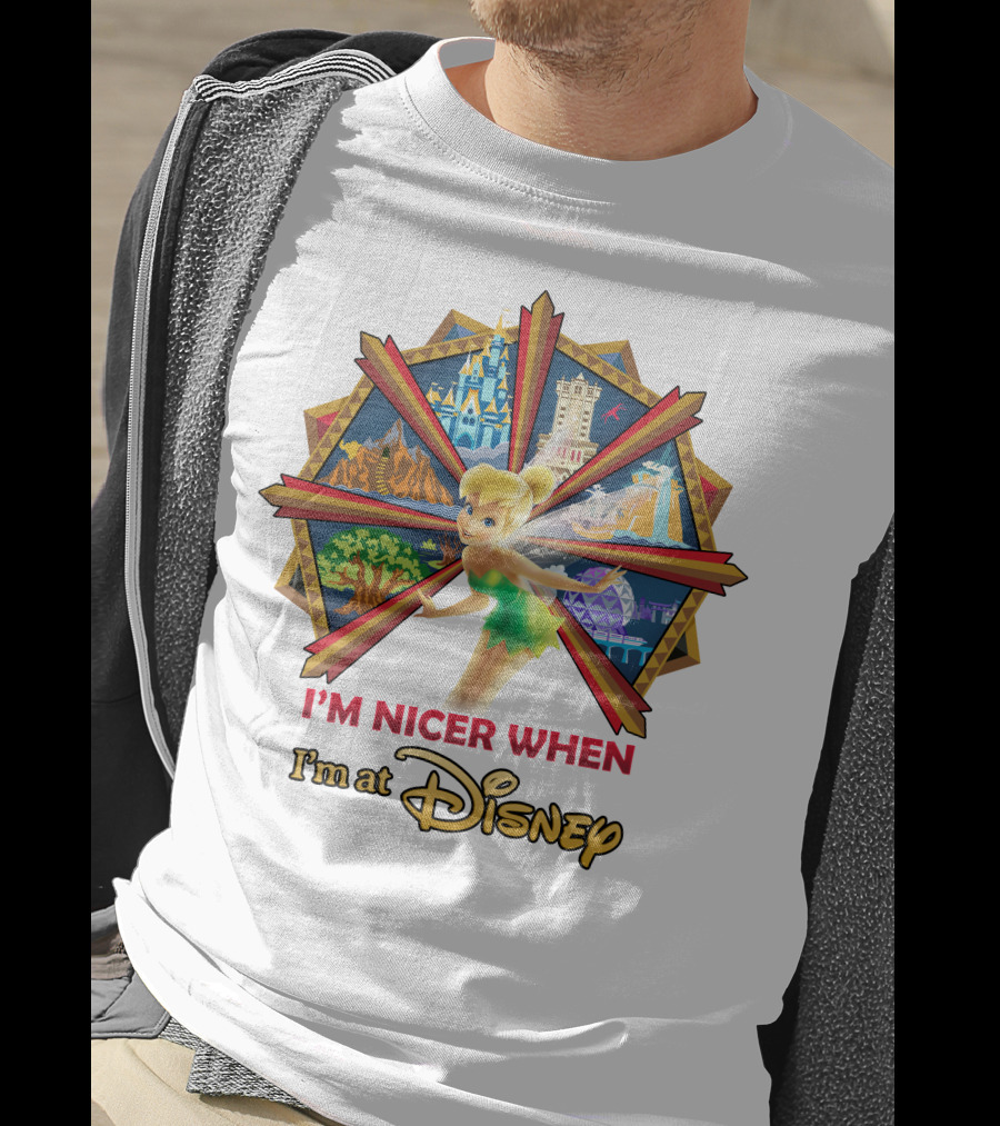 I'm Nicer When I'm At Disney Tinkerbell T-Shirt