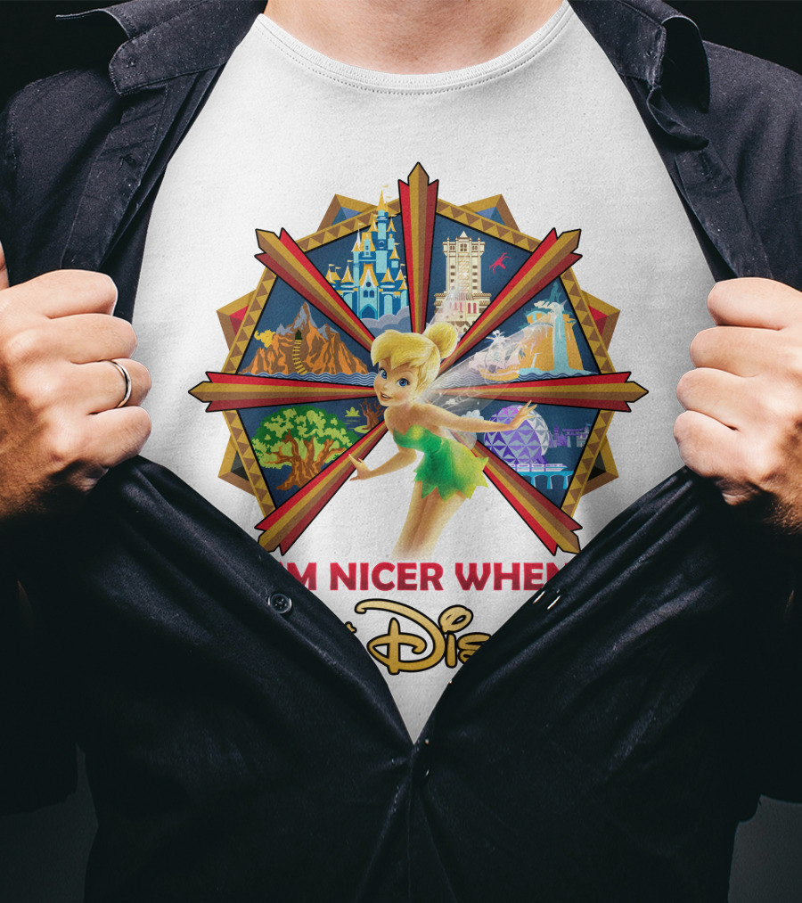 I'm Nicer When I'm At Disney Tinkerbell T-Shirt