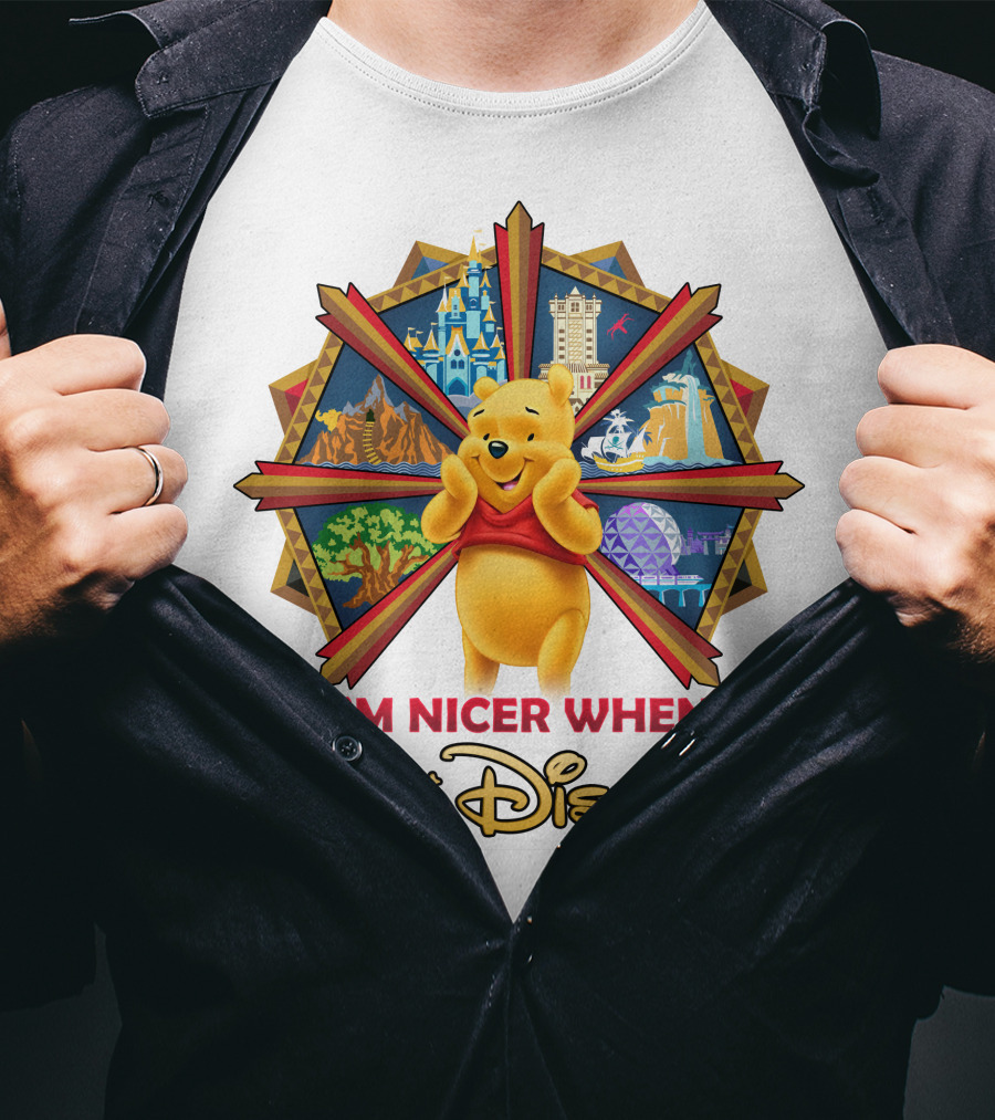 I'm Nicer When I'm At Disney Pooh T-Shirt