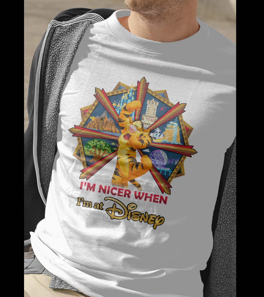 Tigger I'm Nicer When I'm At Disney T-Shirt
