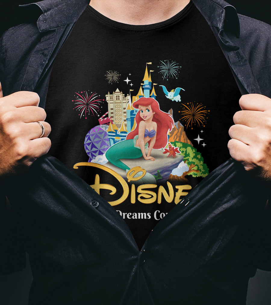 Disney Ariel Where Dreams Come True T-Shirt