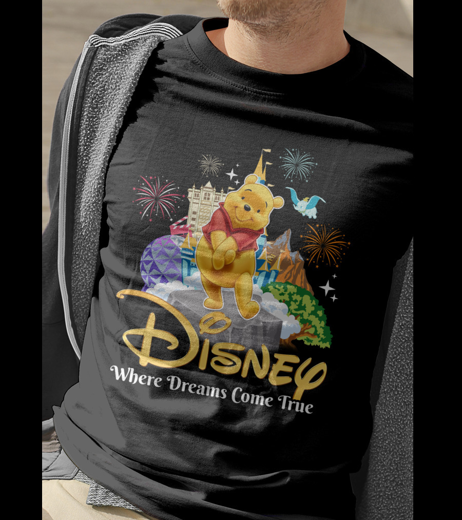 Disney Winnie The Pooh Where Dreams Come True T-Shirt