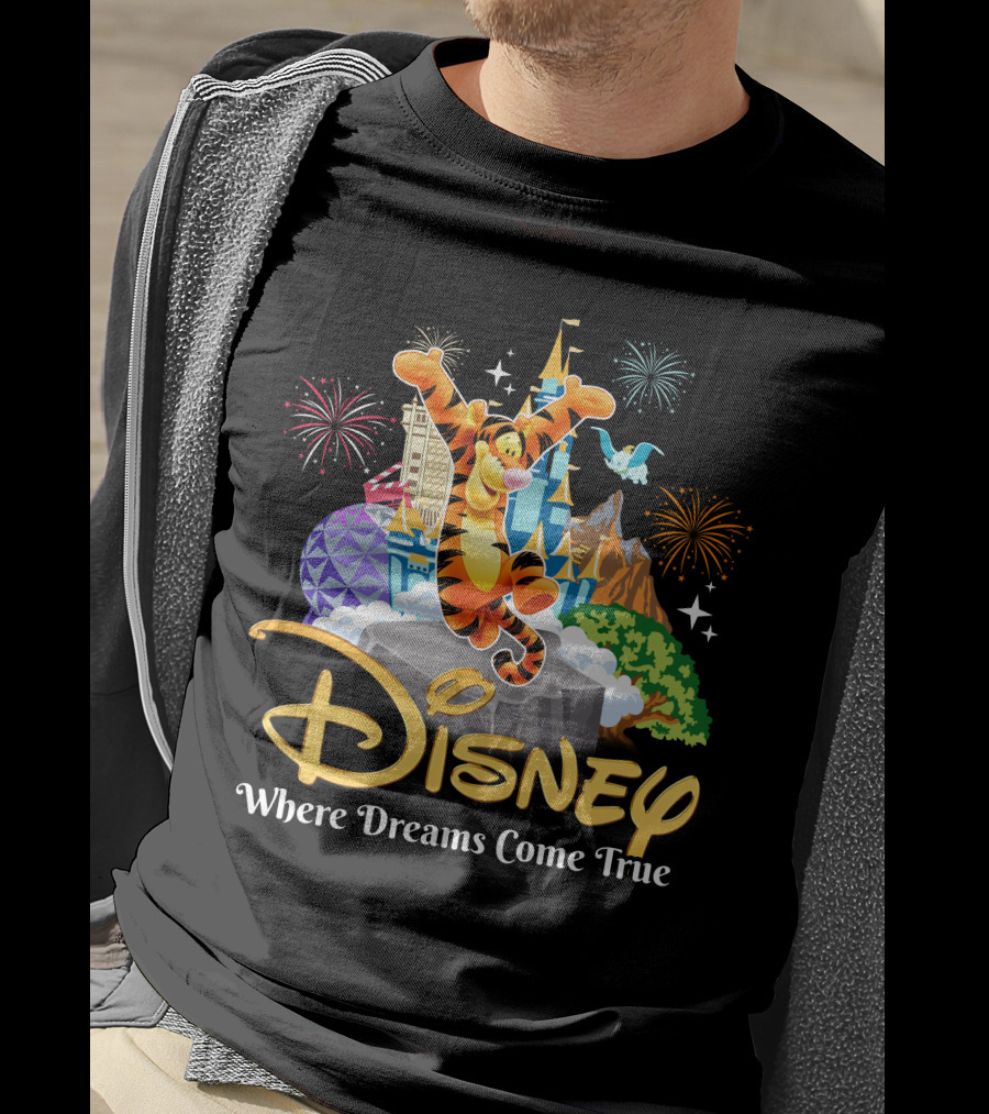 Disney Tigger Where Dreams Come True T-Shirt