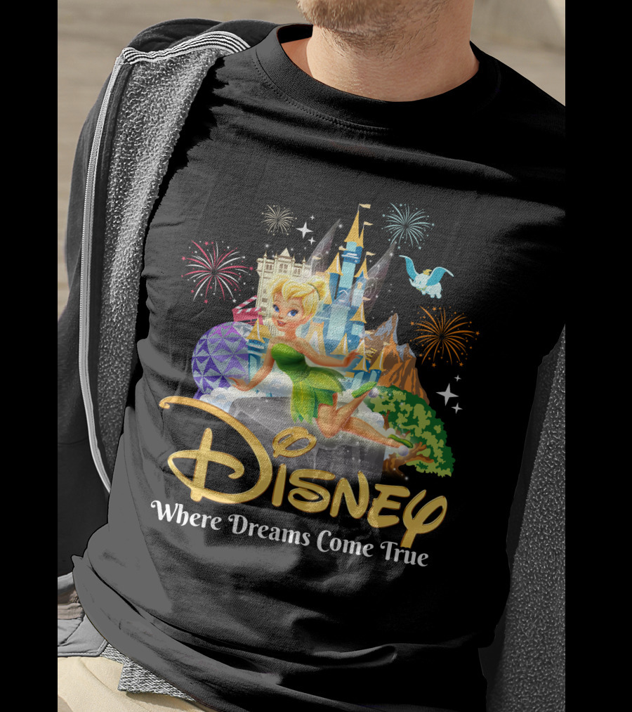 Disney Tinker Bell Where Dreams Come True T-Shirt