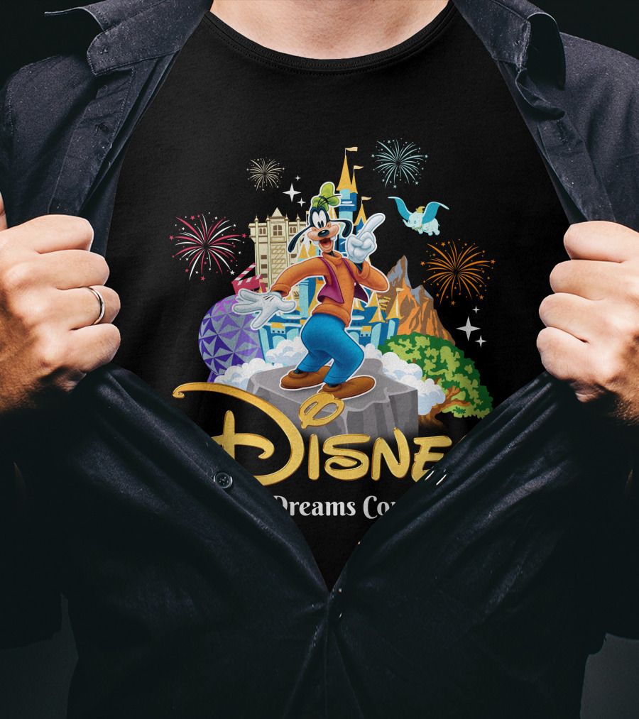 Disney Goofy Where Dreams Come True T-Shirt