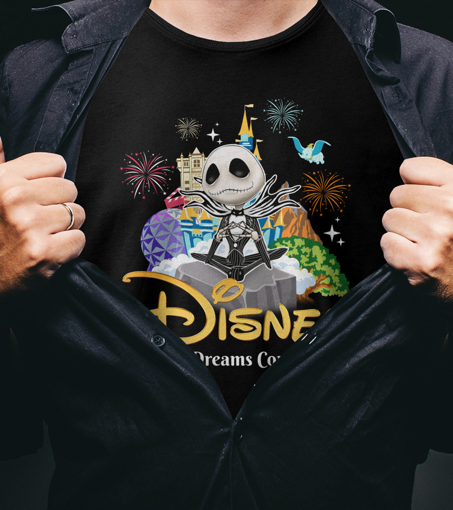 Disney Jack Skellington Where Dreams Come True T-Shirt