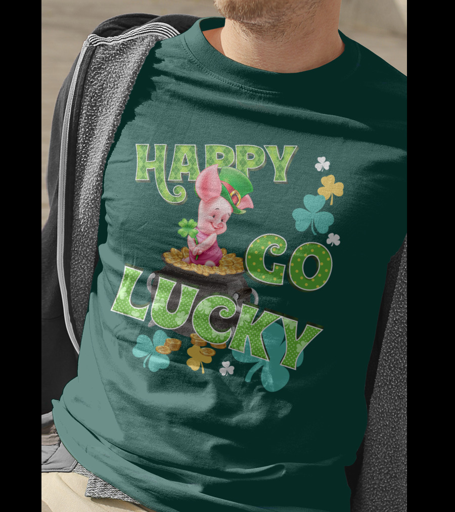 Happy Go Lucky Piglet T-Shirt