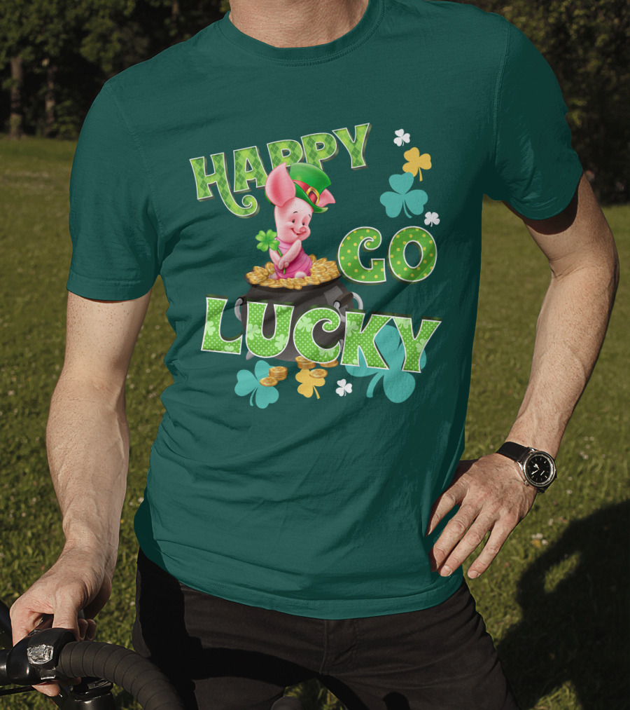 Happy Go Lucky Piglet T-Shirt