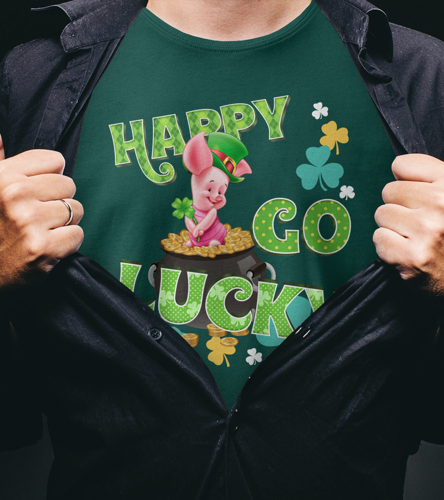 Happy Go Lucky Piglet T-Shirt