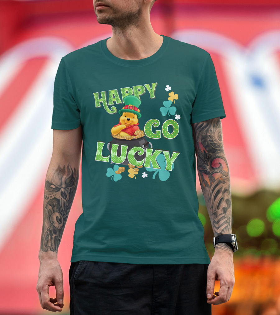 Happy Go Lucky Pooh T-Shirt