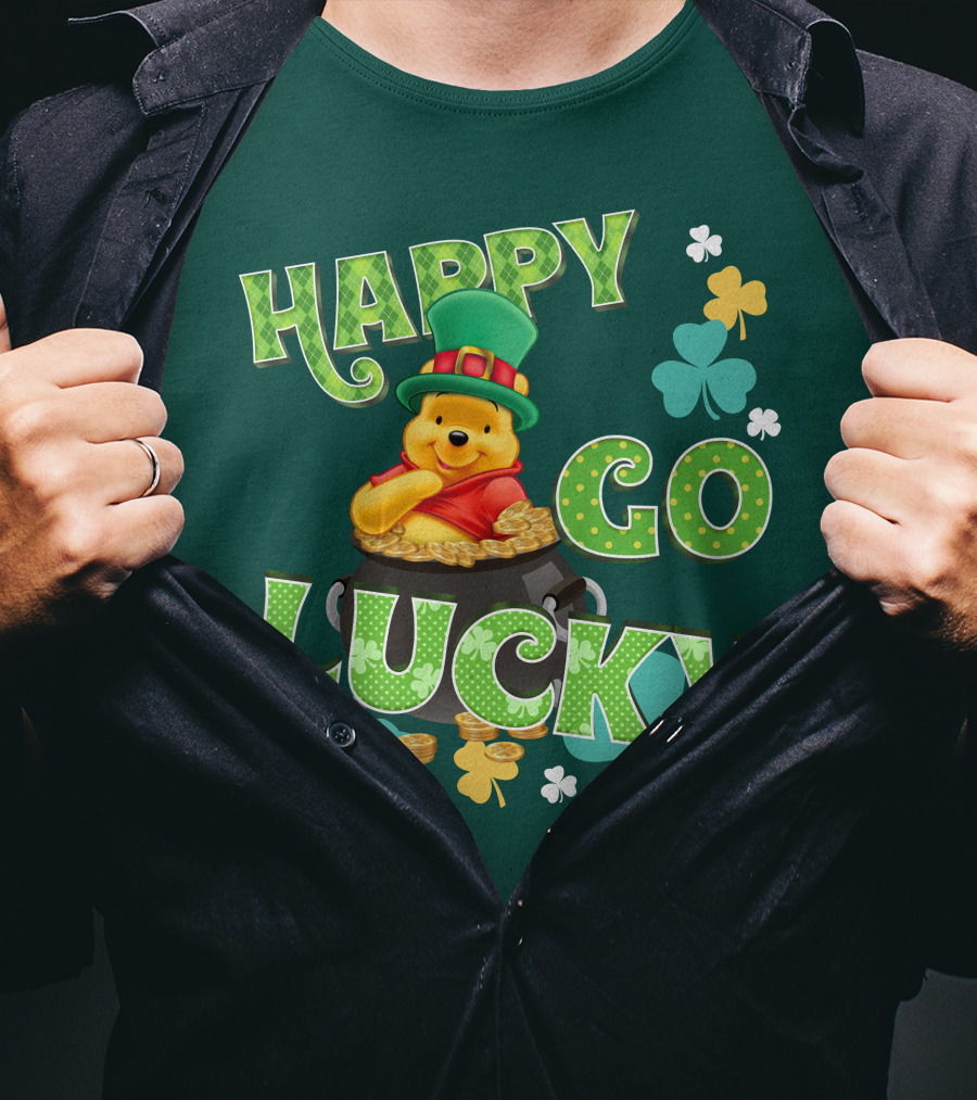 Happy Go Lucky Pooh T-Shirt