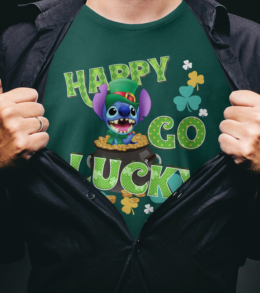 Happy Go Lucky Stitch T-Shirt