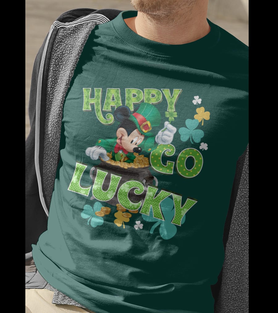 Happy Go Lucky Mickey T-Shirt