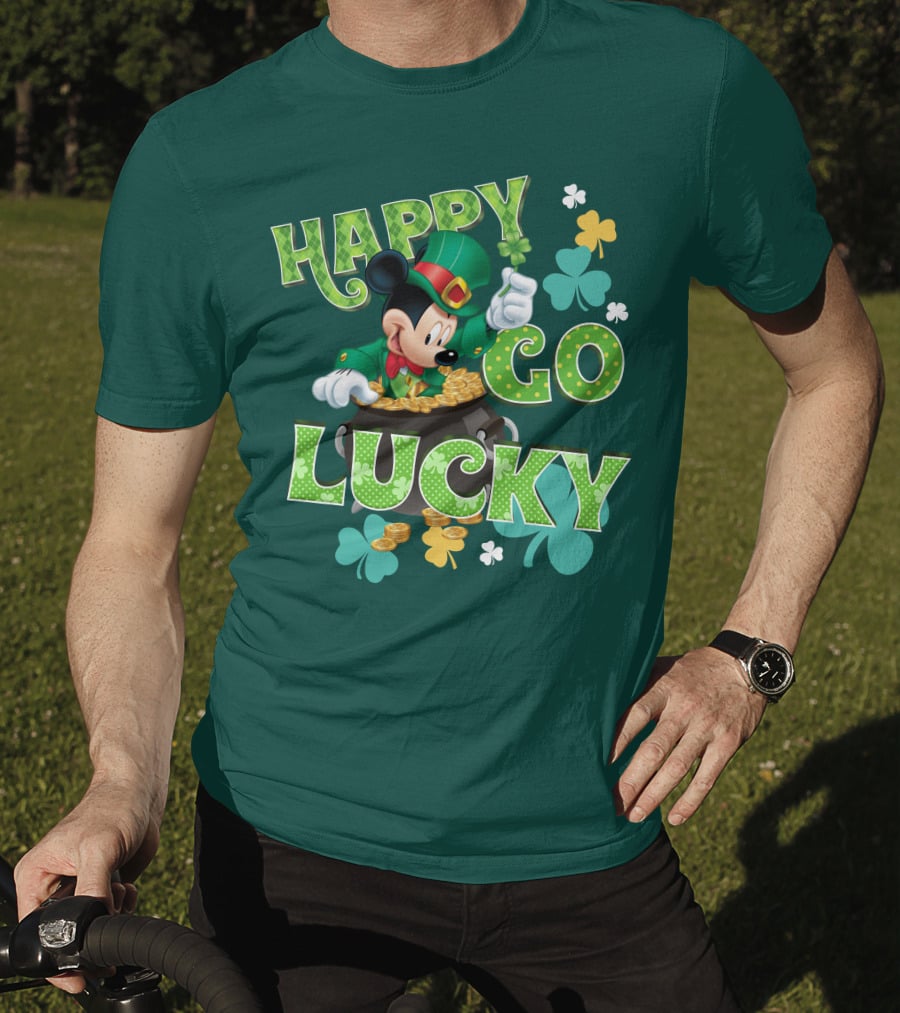 Happy Go Lucky Mickey T-Shirt
