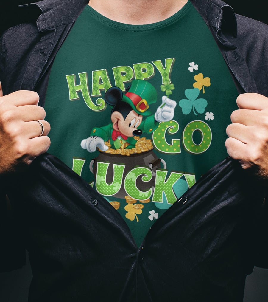 Happy Go Lucky Mickey T-Shirt