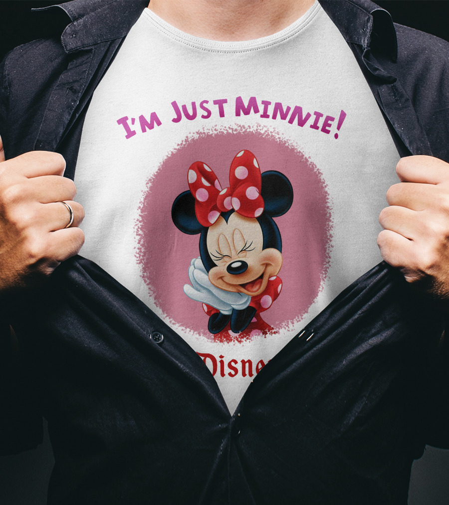 I'm Just Minnie About Disneyland T-Shirt