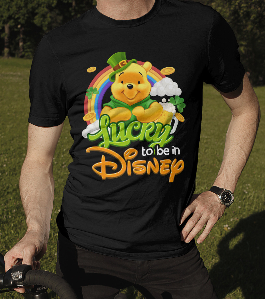 Lucky To Be In Disney Pooh T-Shirt