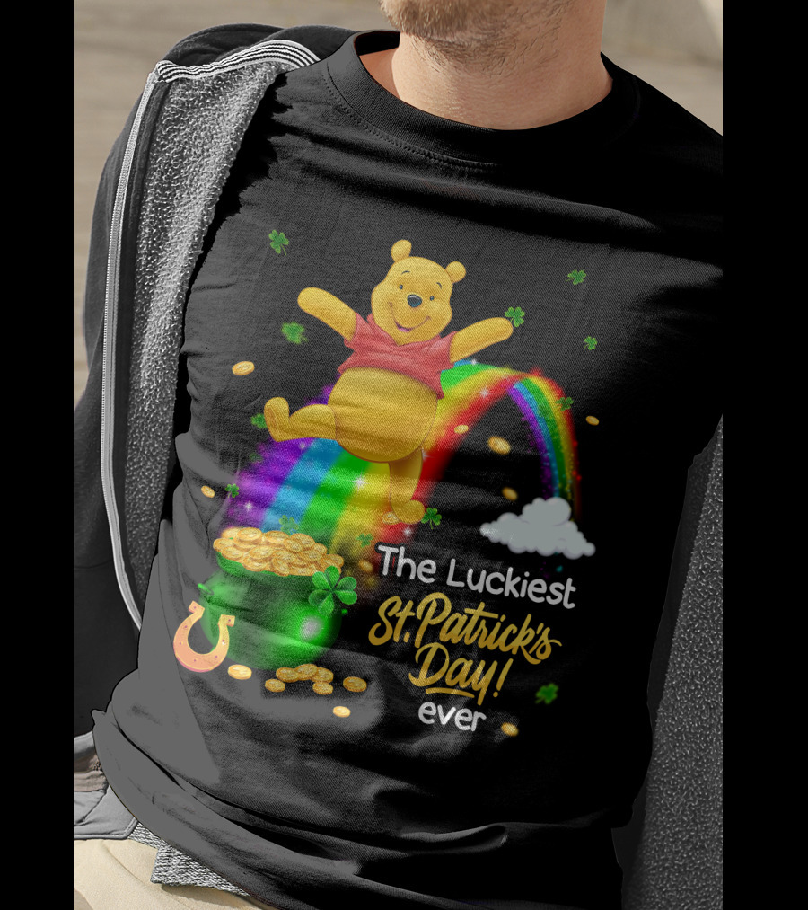 The Luckiest St. Patrick's Day Ever Pooh T-Shirt