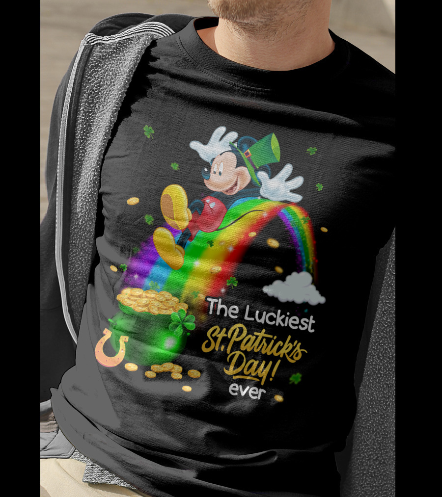 Mickey The Luckiest St. Patrick's Day Ever T-Shirt