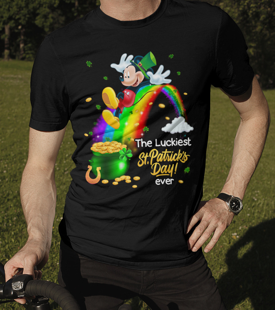 Mickey The Luckiest St. Patrick's Day Ever T-Shirt