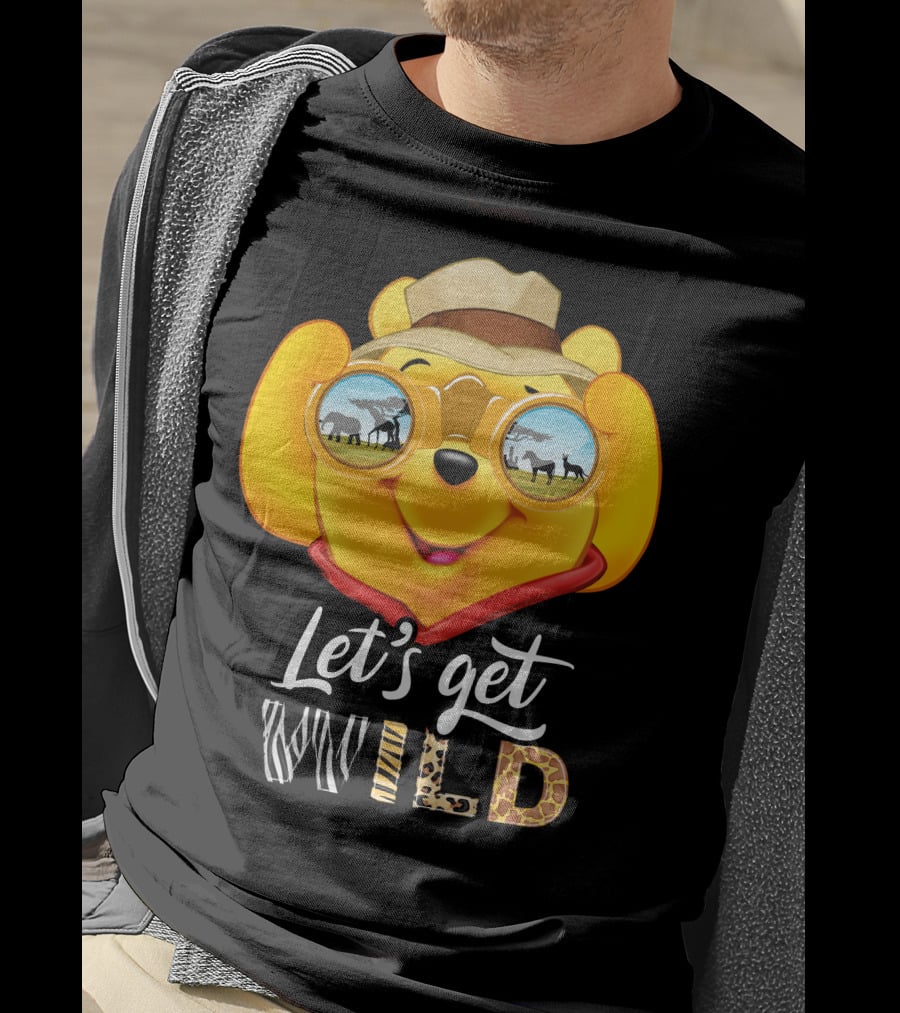 Let's Get Wild Pooh Safari Adventure T-Shirt