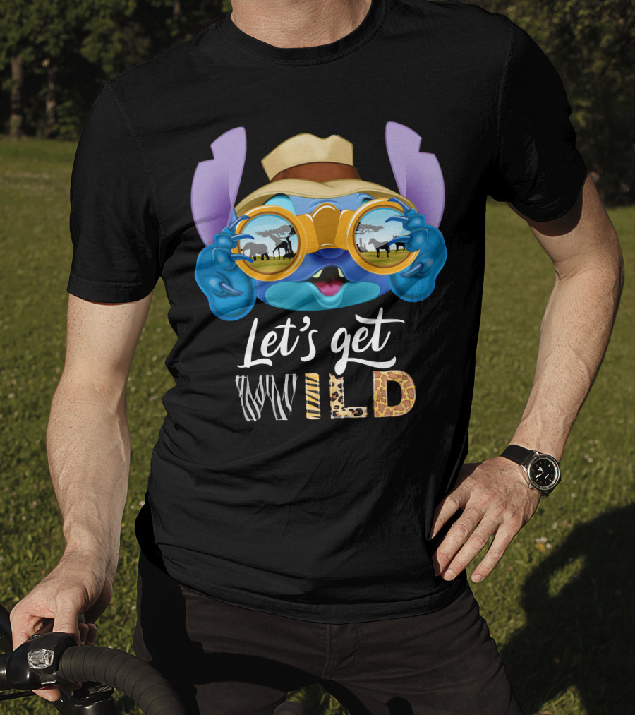 Stitch Let's Get Wild Safari Adventure T-Shirt