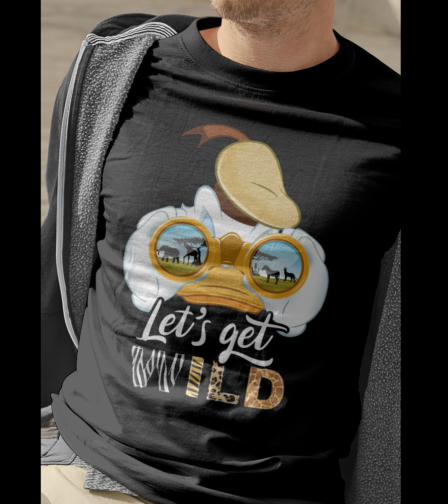 Let's Get Wild Donald Duck Safari Adventure T-Shirt