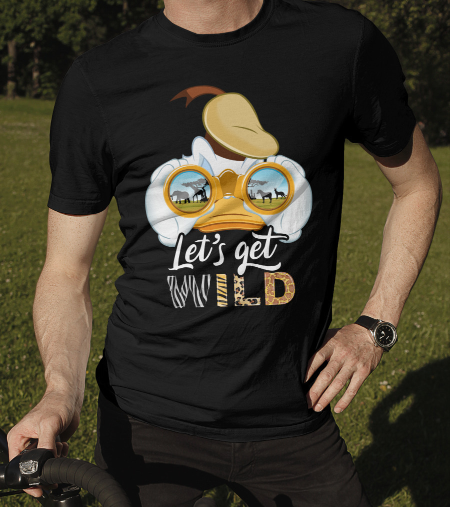 Let's Get Wild Donald Duck Safari Adventure T-Shirt