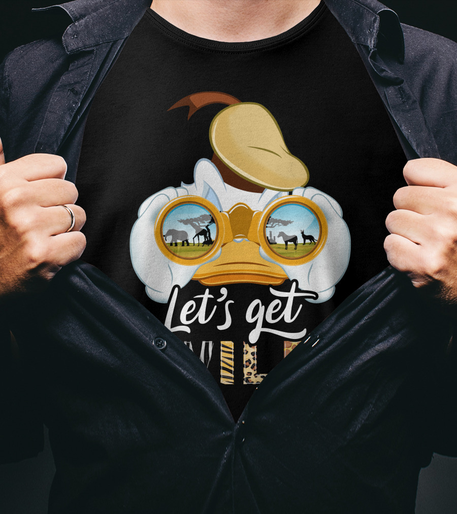 Let's Get Wild Donald Duck Safari Adventure T-Shirt