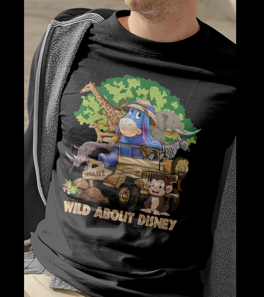 Wild About Disney Eeyore Safari Animal Adventure T-Shirt